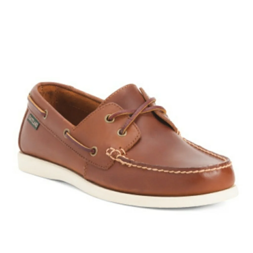 Eastland Shoes Size 9 Brown Leather Tan Seaport Boat New